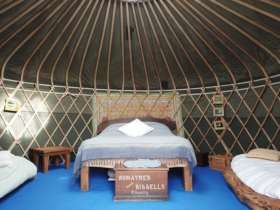 Stock Gaylard Estate Luxury glamping site, Dorset
